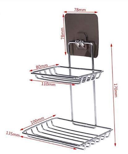 Premium Wall-Mount Soap Rack - Keep Soap Dry & Counter Clean!