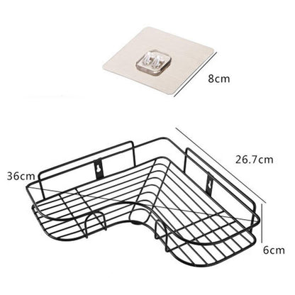 Smart Corner Storage Shelf - Transform Dead Space Into Organized Storage!