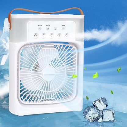🌊 Beat The Heat! 4-in-1 Portable Mist Fan - Your Personal Air Conditioner!