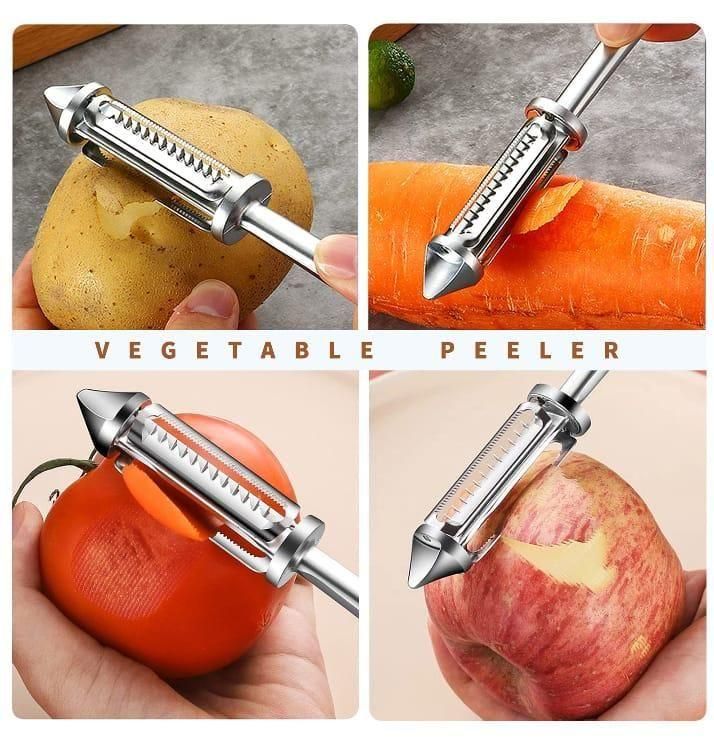 Multifunctional Stainless Steel Peeler Set - Buy 1 Get 1 FREE!
