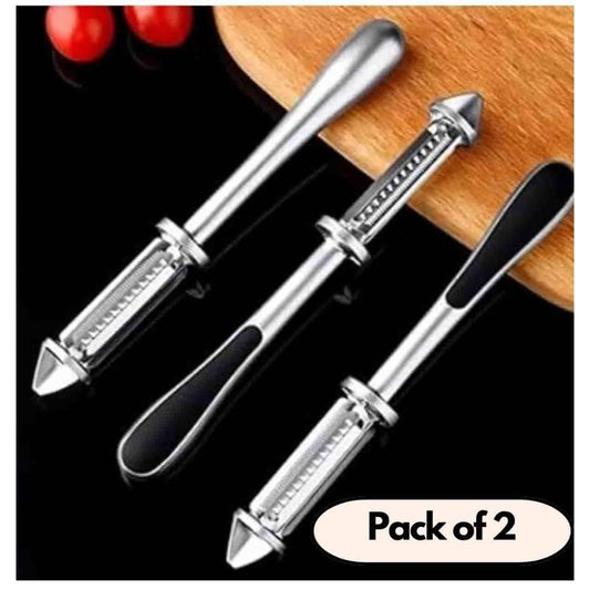 Multifunctional Stainless Steel Peeler Set - Buy 1 Get 1 FREE!