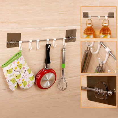 Premium Wall Hooks - Instant Kitchen Organization Without Drilling!