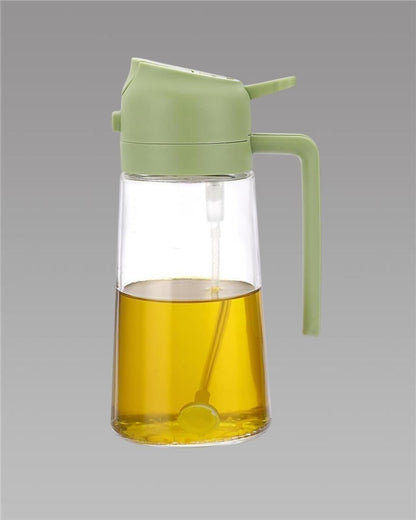 2-in-1 Glass Oil Sprayer & Dispenser - Perfect Cooking Control Every Time!