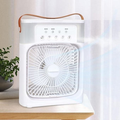 🌊 Beat The Heat! 4-in-1 Portable Mist Fan - Your Personal Air Conditioner!