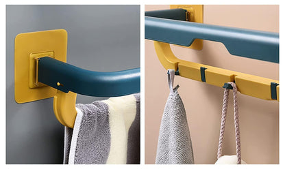 Smart Double-Layer Towel Rack - Maximum Storage, Minimal Space!